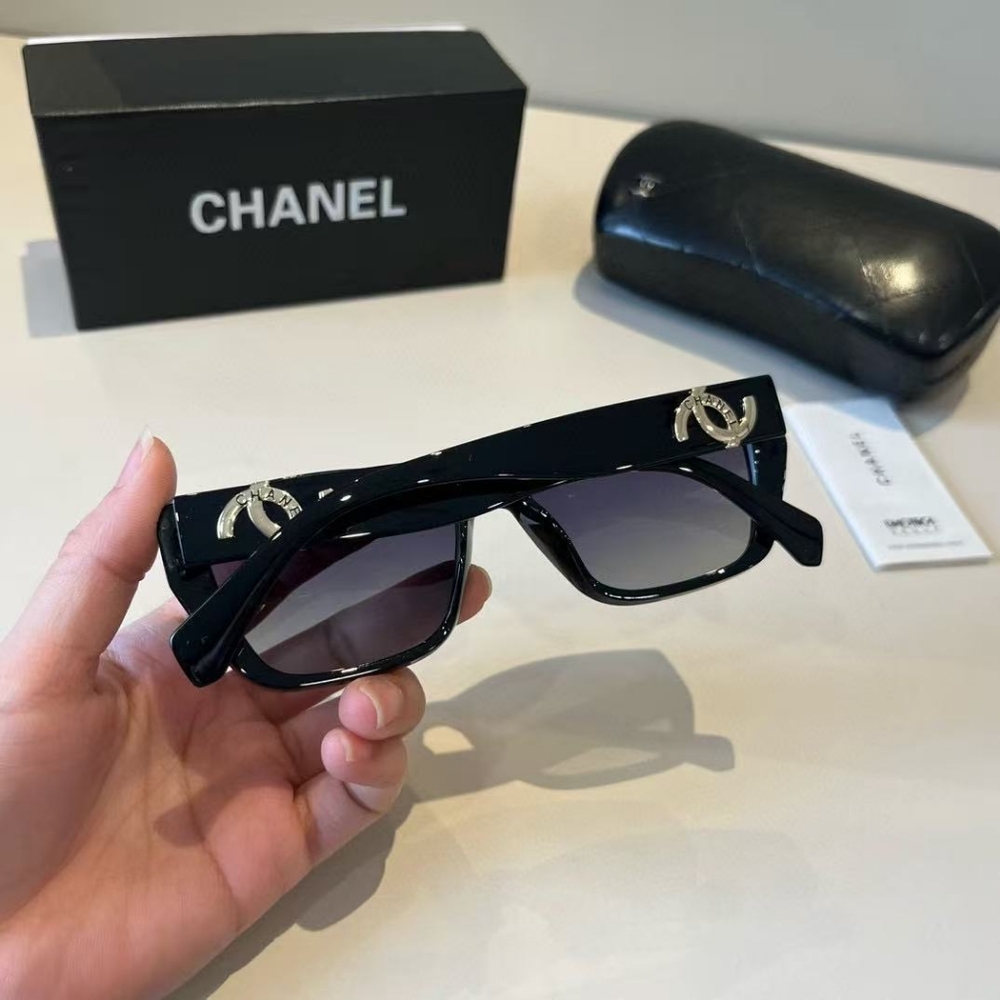 Chanel Square Black Sunglasses